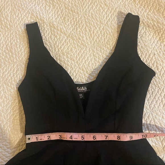 Lulu’s Deep V Plunge Tight Stretch Mini Dress Romper XS - Picture 12 of 12